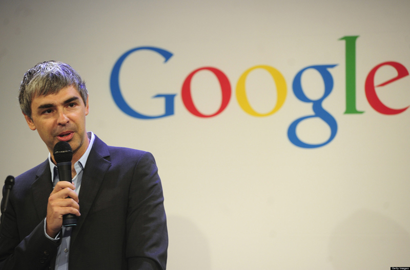Google CEO Larry Page holds a press annoucement at Google headquarters in New York on May 21, 2012. Google announced that it will allocate 22,000 square feet of its New York headquarters to CornellNYC Tech university, free of charge for five years and six month or until the university completes its campus in New York.     AFP PHOTO/Emmanuel Dunand        (Photo credit should read EMMANUEL DUNAND/AFP/GettyImages)