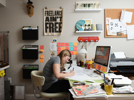 Business Weekly Diane Faye Zerr - Graphic Designer Here she is working on a design. Photo by Susan L. Angstadt 03/1/13