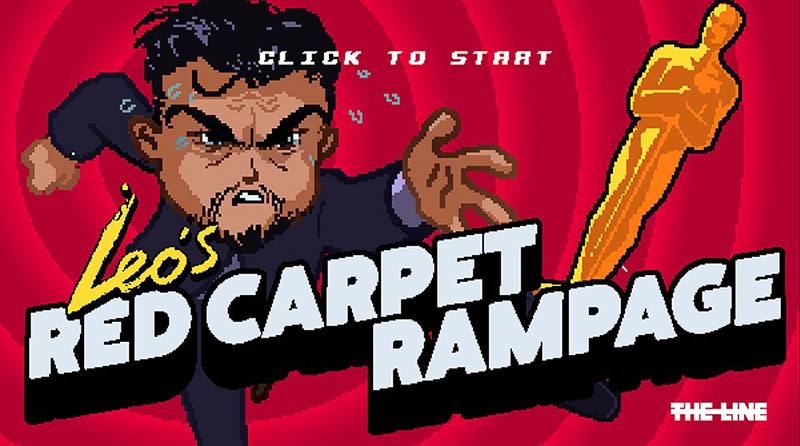 Help Leonardo DiCaprio Win an Oscar in Red Carpet Rampage Video Game dooddot 1
