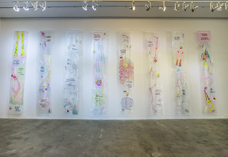Line to Skyler by at Rossalin Garst Numthong Gallery at Aree dooddot 4
