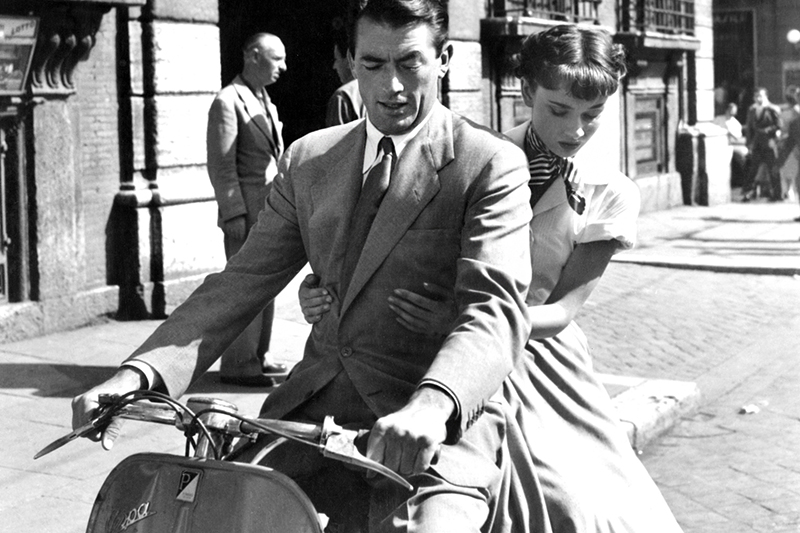 ROMAN HOLIDAY, Gregory Peck, Audrey Hepburn, 1953