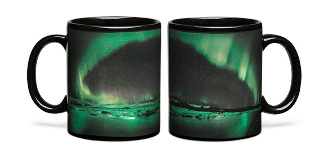 Aurora Borealis Heat Change Mug  Dooddot 3