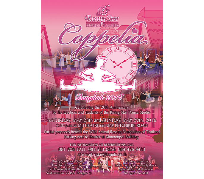 Coppelia Ballet Bangkok 2016 Dooddot 9