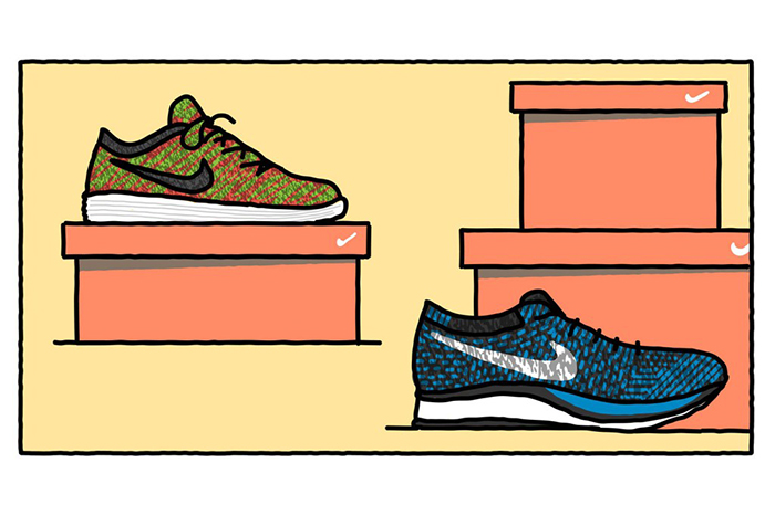 nike's flyknit Dooddot 12