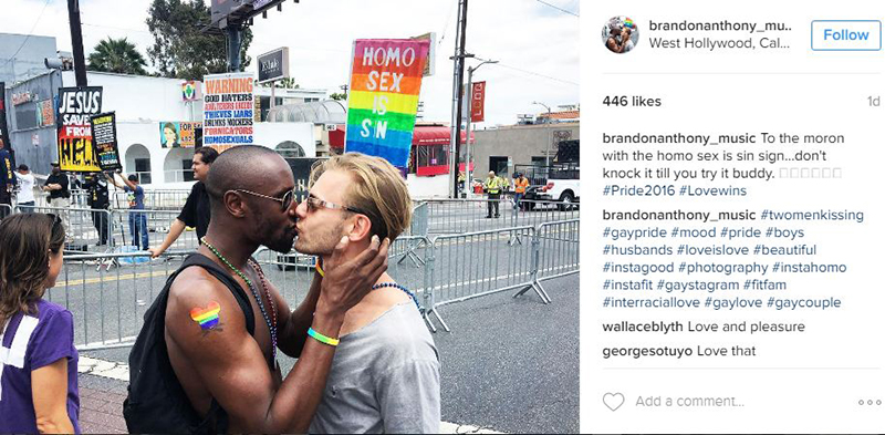 Two Men Kissing Campaign dooddot 1