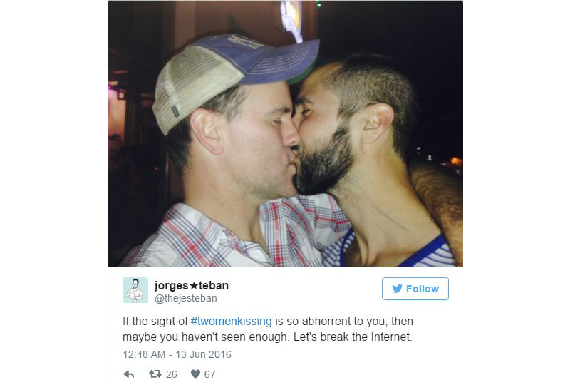 Two Men Kissing Campaign dooddot 4