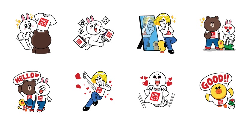 UNIQLO x LINE Sticker dooddot 1