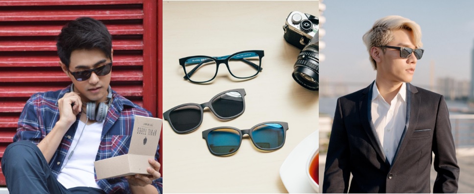 5. Clip-on glasses (แว่นคลิปกันแดด)