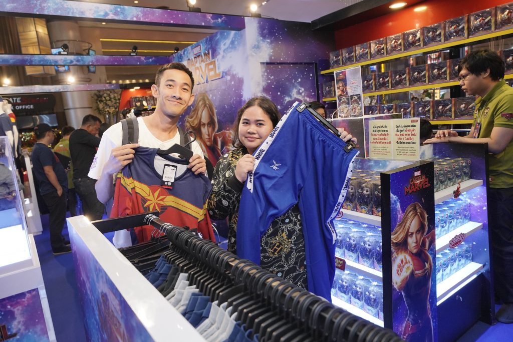 “CAPTAIN MARVEL INTEGRATED EVENT” ขนขบวนสินค้าลิขสิทธิ์และโปรโมชั่นแบบ